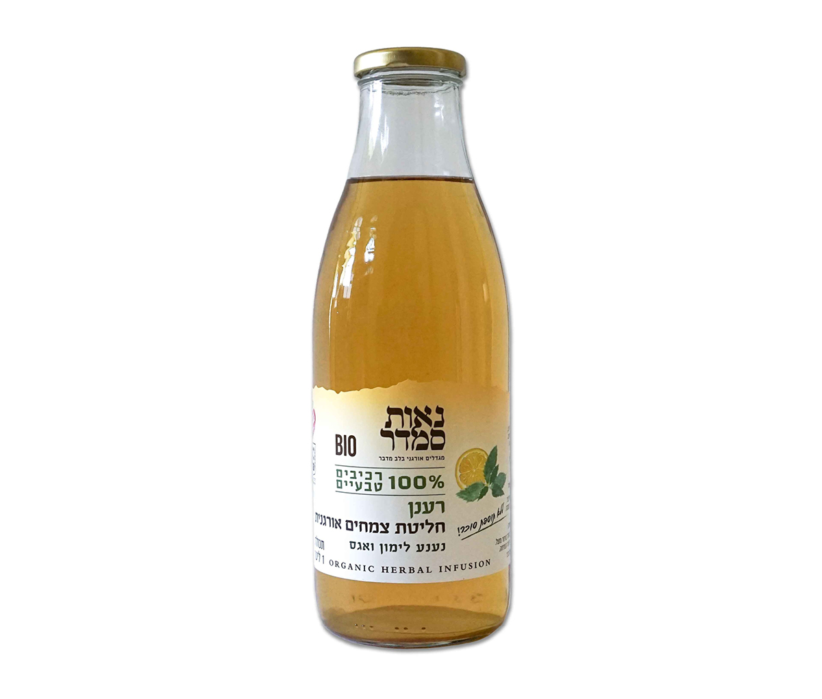 חליטת צמחים נענע לימון1ל